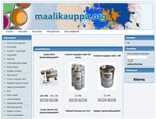 Tablet Screenshot of maalikauppa.org